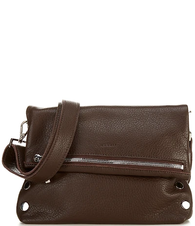 Hammitt VIP Foldover Medium Silver Stud Crossbody Bag