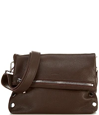 Hammitt VIP Foldover Medium Silver Stud Crossbody Bag