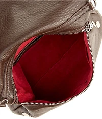 Hammitt VIP Foldover Medium Silver Stud Crossbody Bag
