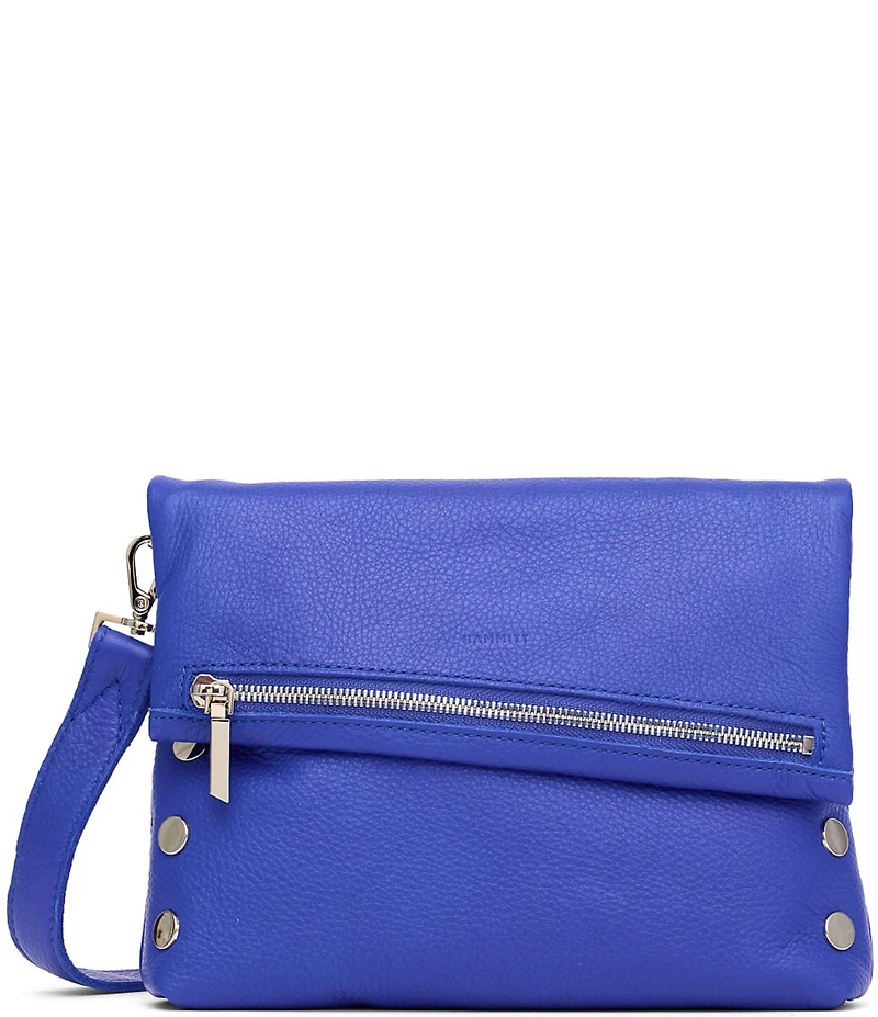 Hammitt VIP Foldover Medium Silver Stud Crossbody Bag