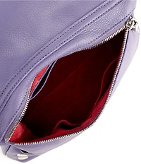 Hammitt VIP Foldover Medium Silver Stud Crossbody Bag