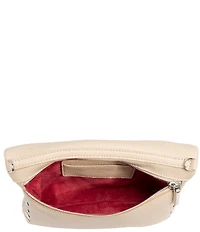 Hammitt VIP Foldover Medium Silver Stud Crossbody Bag