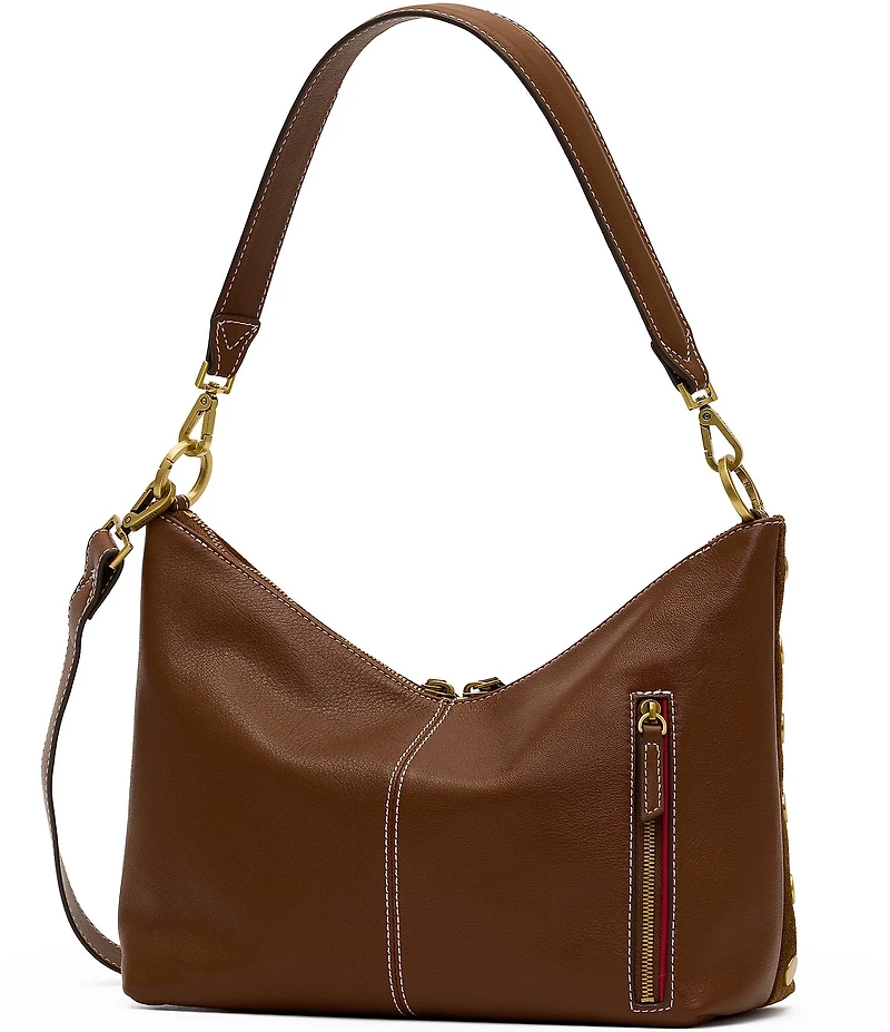 Hammitt Grace Medium Suede Shoulder Bag