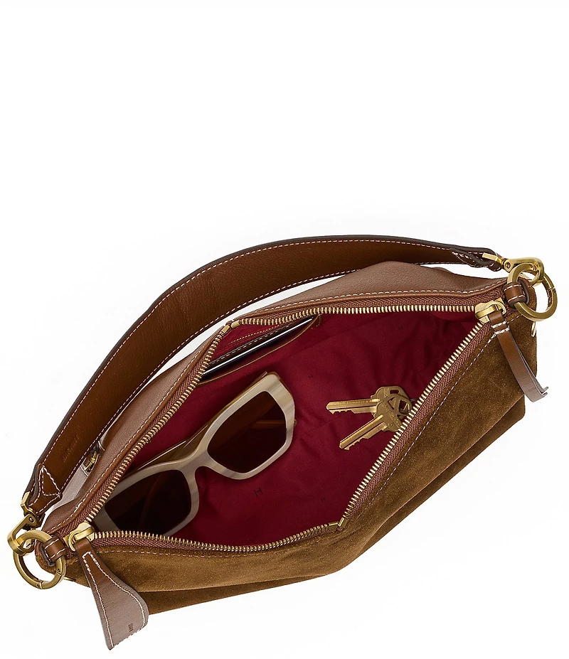Hammitt Grace Medium Suede Shoulder Bag