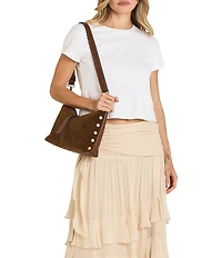 Hammitt Grace Medium Suede Shoulder Bag