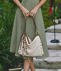 Hammitt Kyle Large Brushed Gold Shoulder Bag