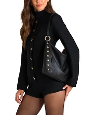 Hammitt Kyle Large Gunmetal Shoulder Bag