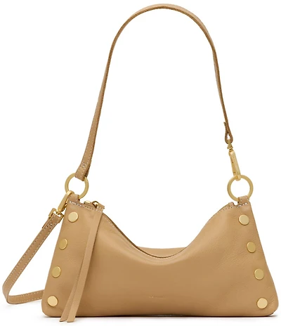 Hammitt Kyle Small Leather Gold Hardware Convertible Shoulder Bag