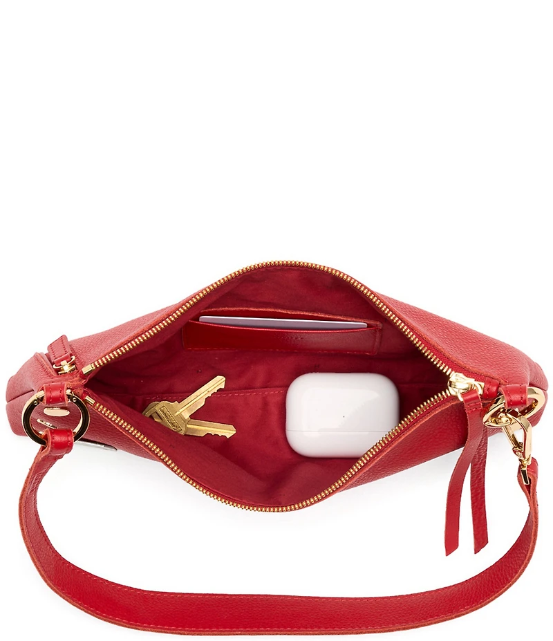 Hammitt Kyle Small Leather Gold Hardware Convertible Wristlet Shoulder Bag