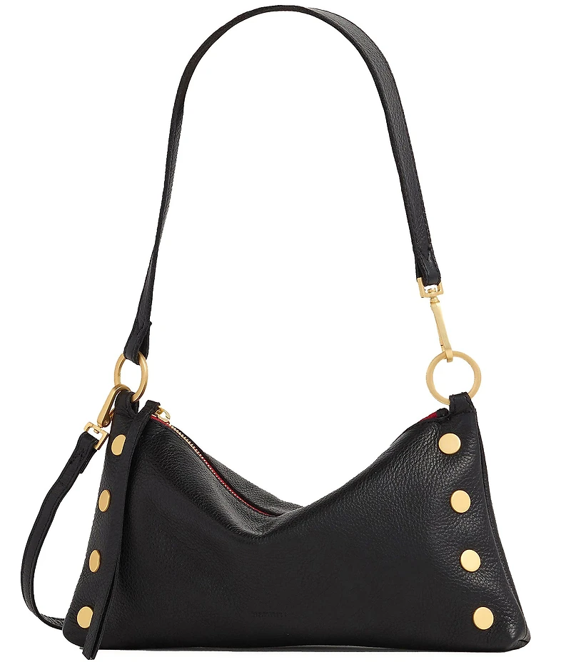 Hammitt Kyle Small Leather Gold Hardware Convertible Wristlet Shoulder Bag