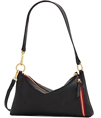 Hammitt Kyle Small Leather Gold Hardware Convertible Wristlet Shoulder Bag