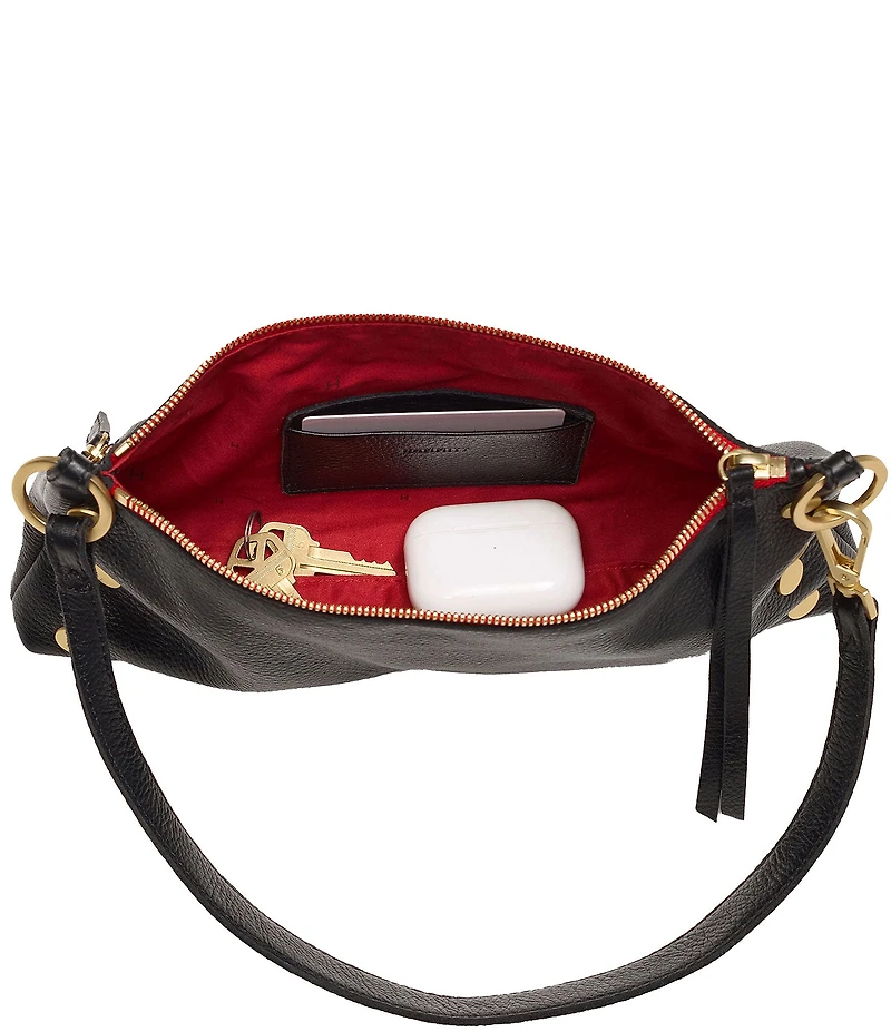 Hammitt Kyle Small Leather Gold Hardware Convertible Wristlet Shoulder Bag