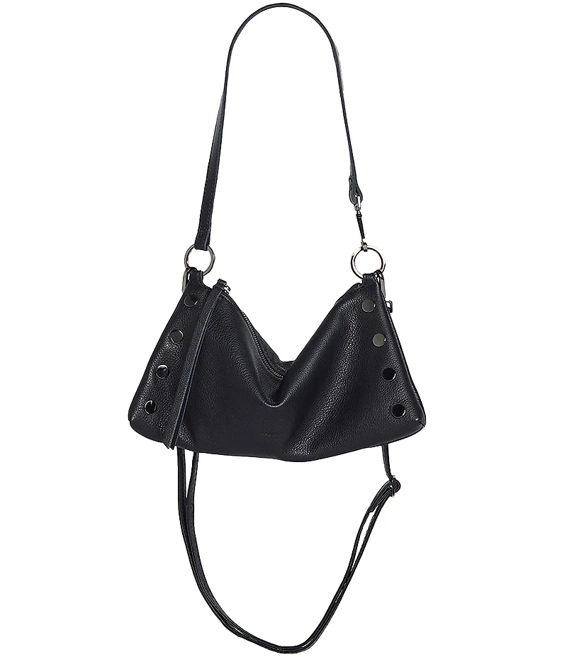 Hammitt Kyle Leather Gunmetal Hardware Convertible Wristlet Shoulder Bag