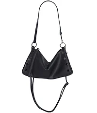 Hammitt Kyle Leather Gunmetal Hardware Convertible Wristlet Shoulder Bag