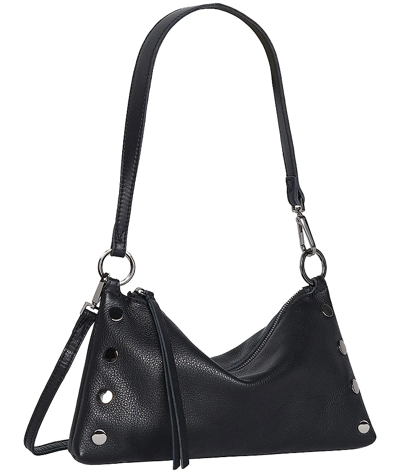 Hammitt Kyle Leather Gunmetal Hardware Convertible Wristlet Shoulder Bag