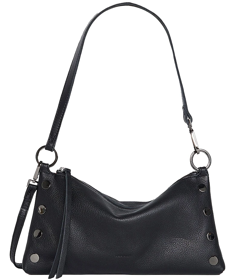 Hammitt Kyle Leather Gunmetal Hardware Convertible Wristlet Shoulder Bag