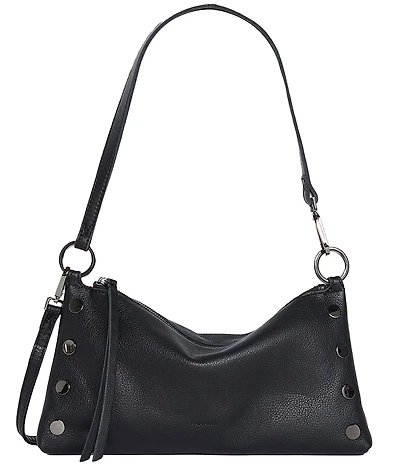 Hammitt Kyle Leather Gunmetal Hardware Convertible Wristlet Shoulder Bag