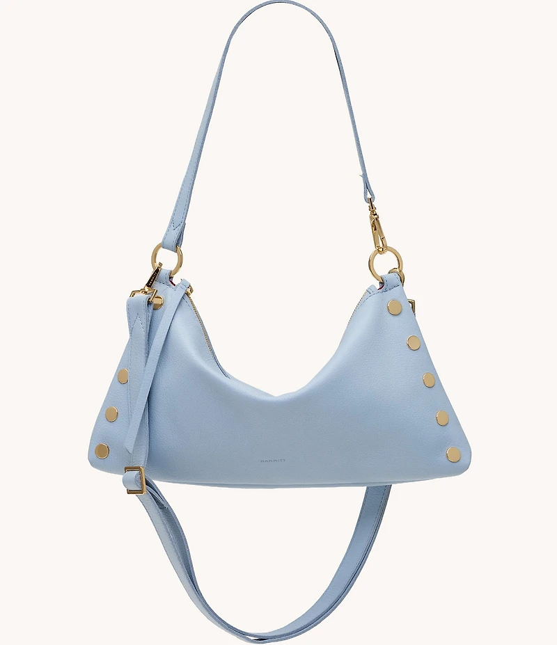 Hammitt Kyle Medium Gold Stud Slouch Shoulder Bag