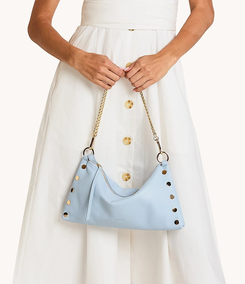 Hammitt Kyle Medium Gold Stud Slouch Shoulder Bag