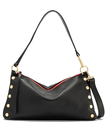 Hammitt Kyle Medium Gold Stud Slouch Shoulder Bag