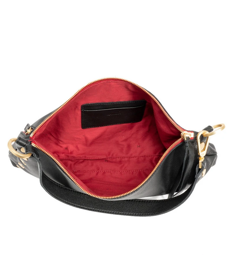 Hammitt Kyle Medium Gold Stud Slouch Shoulder Bag