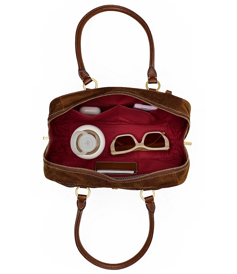 Hammitt Meredith Medium Suede East-West Shoulder Bag
