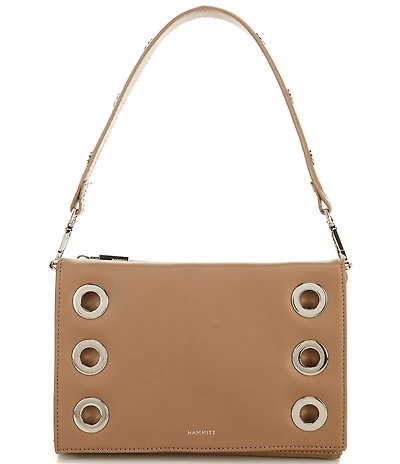 Hammitt Montana Small Silver Riveted Crossbody Bag