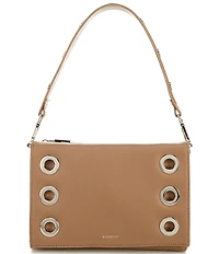 Hammitt Montana Small Silver Riveted Crossbody Bag