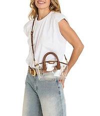Hammitt Paula Clear Top Handle Crossbody Bag