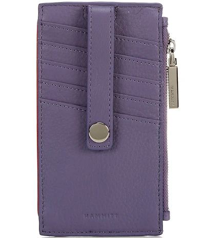 Hammitt Brushed Silver 210 West Card Holder