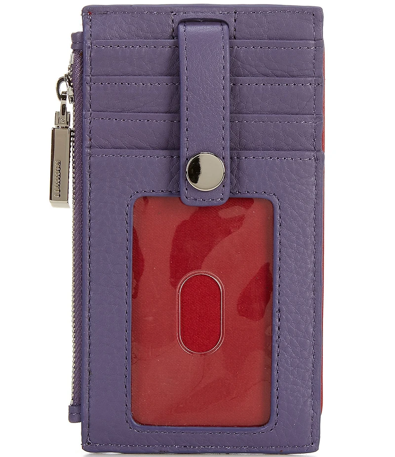 Hammitt Brushed Silver 210 West Card Holder