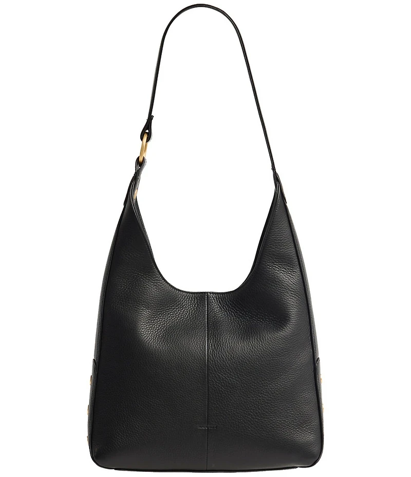 Hammitt Tim Medium Pebble Leather Gold Stud Hobo Shoulder Bag