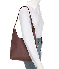Hammitt Tim Medium Cherrywood Pebble Hobo Shoulder Bag