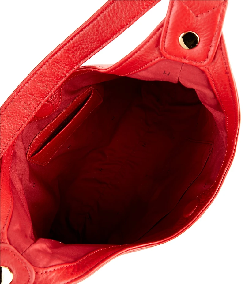 Hammitt Tim Medium Chili Red Leather Hobo Shoulder Bag