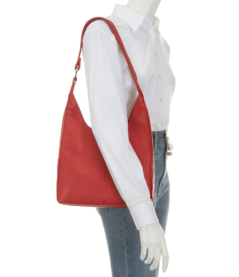 Hammitt Tim Medium Chili Red Leather Hobo Shoulder Bag