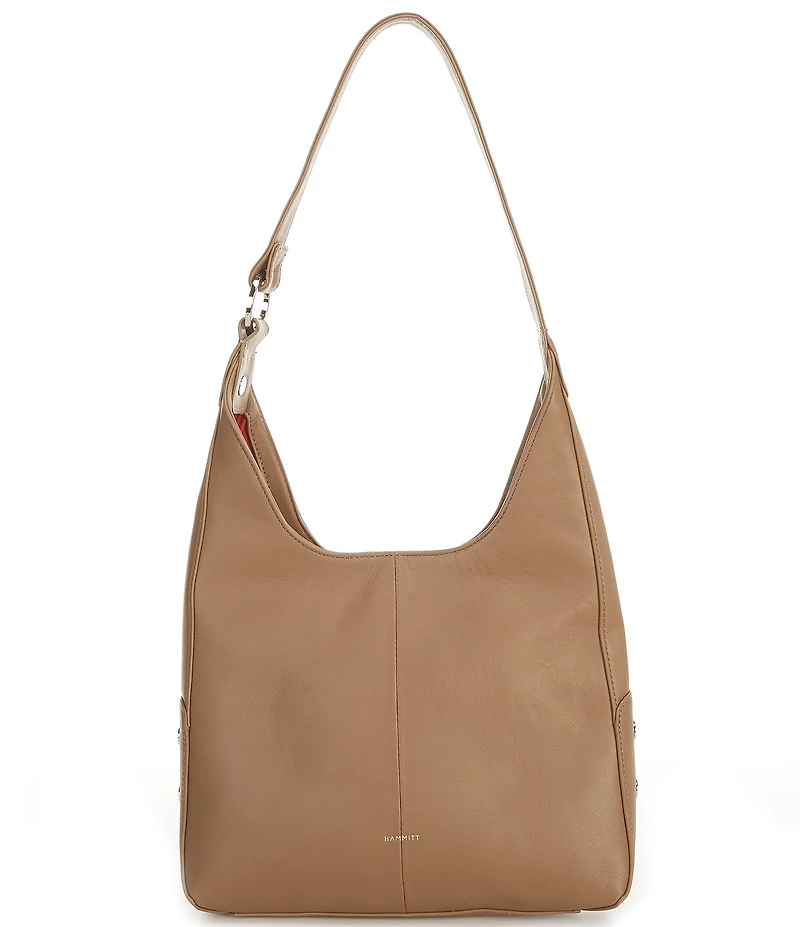 Hammitt Tim Medium Silver Stud Hobo Shoulder Bag
