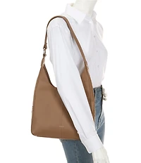 Hammitt Tim Medium Silver Stud Hobo Shoulder Bag