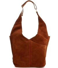 Hammitt Tom Diamond Suede Hobo Shoulder Bag