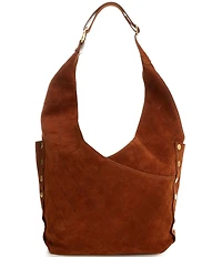 Hammitt Tom Diamond Suede Hobo Shoulder Bag