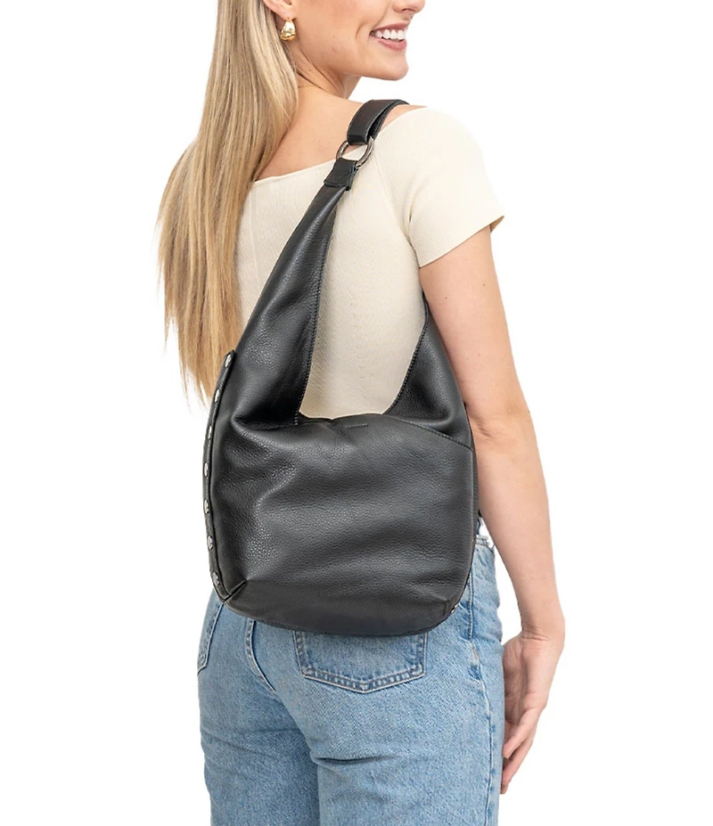 Hammitt Tom Gunmetal Slouchy Hobo Shoulder Bag