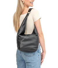 Hammitt Tom Gunmetal Slouchy Hobo Shoulder Bag