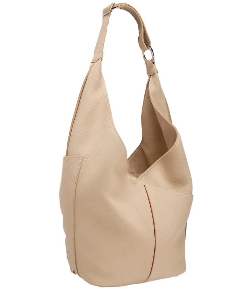 Hammitt Tom Silver Stud Slouchy Hobo Shoulder Bag