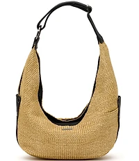 Hammitt Tom Medium Raffia Hobo Shoulder Bag