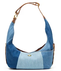Hammitt Tom Medium Silverlake Denim Hobo Bag