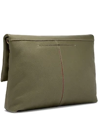 Hammitt VIP Large Fold-Over Leather Gold Studded Crossbody Bag