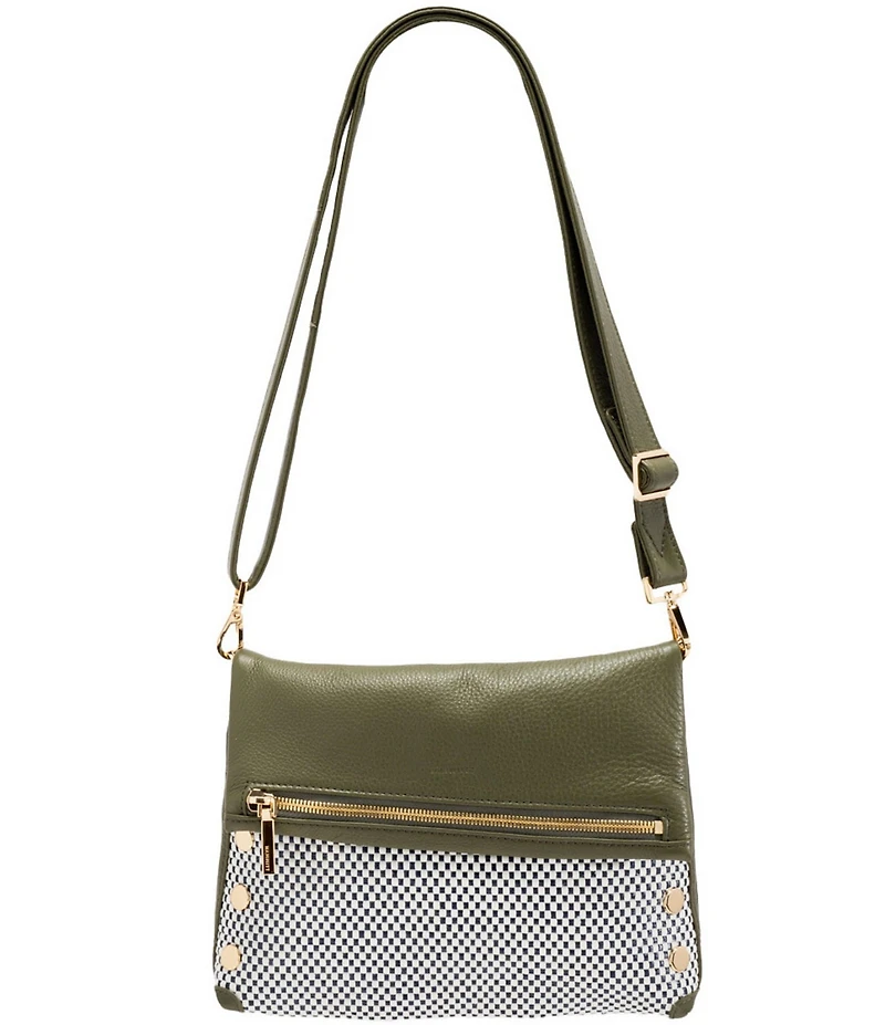 Hammitt VIP Foldover Medium Weave Crossbody Bag