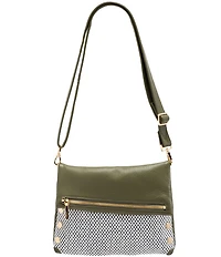 Hammitt VIP Foldover Medium Weave Crossbody Bag