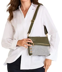 Hammitt VIP Foldover Medium Weave Crossbody Bag