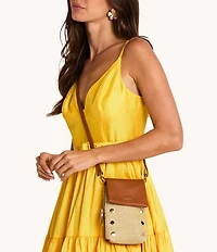 Hammitt VIP Raffia Mobile Crossbody Bag