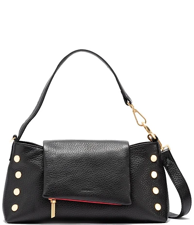 Hammitt VIP Leather Gold Studded Satchel Shoulder Bag